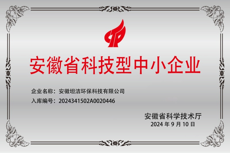 茂名安徽科技型中小企业证书